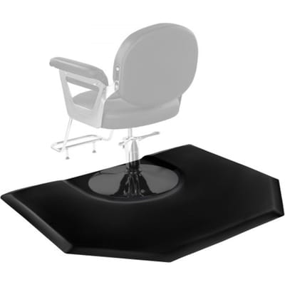 VEVOR Salonmat voor kappers, 1225x1505 mm, antivermoeidheidsmat, staande mat, 25 mm dikke vloermat voor kapsalons, gemakkelijk te reinigen PVC-oppervlak en afgeschuinde randen om struikelen te voorkomen.