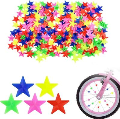 Fietsspaakkralen - Decoraties Wiel - Kinderfiets Versieren - Eenvoudig te Bevestigen - 144 Stuks - Veelkleurig