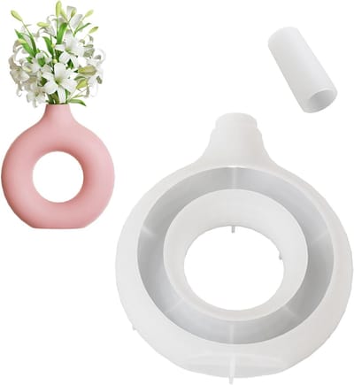 Epoxy Gietvorm voor Bloemenvazen van Silicone, Perfect voor Creatieve Projecten en Handgemaakte Decoraties