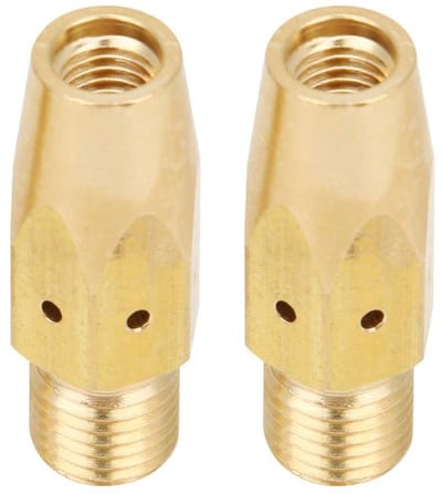 Laspistool Accessoires - Contacttip Adapter - Metaal Bewerken - Messing Materiaal - 2 Stuks - Messing