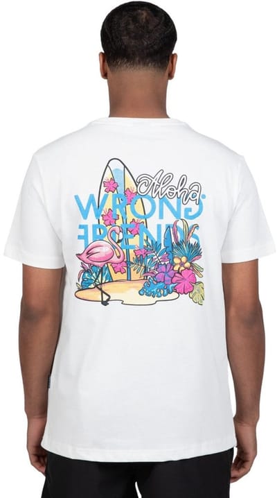 ALOHA T-SHIRT - COCONUT WHITE XS