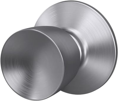 Belknop Deurbel - Drukknop Modern - Entree Beveiliging - Satijn Chroom Afwerking - Rond Vorm - Chroom
