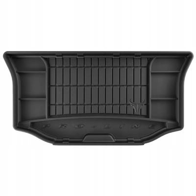 FROGUM Kofferbakmat - Rubber - Geschikt voor MITSUBISHI SPACE STAR (vanaf 2012) - Hoge laadvloer - Organizer functie - Zwart