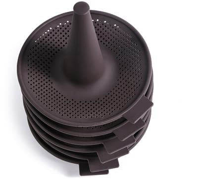 6 stuks - Donut vorm - Bakvorm - Donut Bakvorm - Herbruikbaar Donutmaker - 135*93 mm - Siliconen - Bruin - Bagel mal