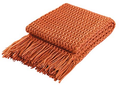 Decoratieve Gehaakte Deken voor Bank, Stoel en Bed - Lichtgewicht Reisd blanket, Zacht en Cozy, 127x152 cm