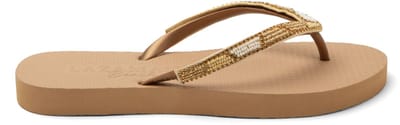 Lazamani - Fraser Beach Dames Slippers Beige - Maat 35/36