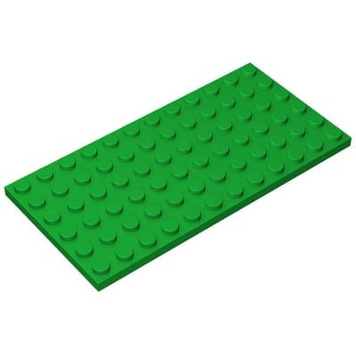 10 STUKS 3028 6X12 Stippen Basisplaat Tijdloos MIJN EIGEN CREATIE DOE-HET-ZELF Stad Figuren Bouwstenen Blokken Onderdelen Passend Inclusief 3028 Speelgoed voor Kinderen 10pcs