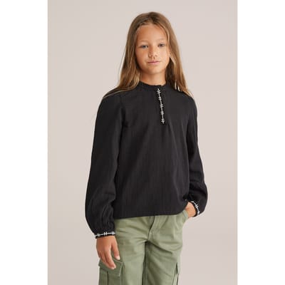 We Fashion Blouse Black Size: 134/140 | Shirts Outlet | Unisex | Zwart