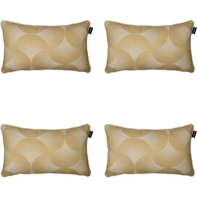 Madison - Sierkussen Napels - Geel - 30x50x10cm - Set van 4