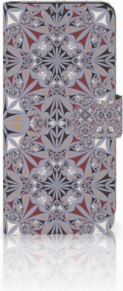 Samsung Galaxy S8 Bookcase Flower Tiles