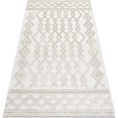 Kleden Rugsx Tapijt SANTO SISAL 58389 Ruit, geometrisch, zigzag 80x150 cm