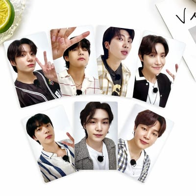 KPOP 7pcs/set Bangtan Boys WVS RUN Photocard