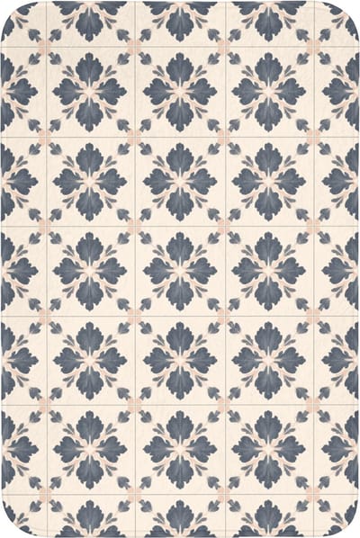 Badmat 60x90 cm - Antislip - Bladvorm - Klassiek - Kleurrijk - Badmatten voor badkamer - Badkamermat - Douchemat - Badkamer mat