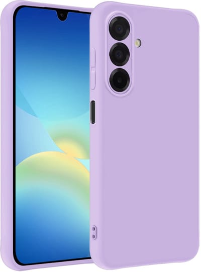 Hoesje - Geschikt voor Samsung Galaxy A26 - Sterk & Shockproof - Siliconen Case - Hoes Cover - Telefoonhoes - Lila