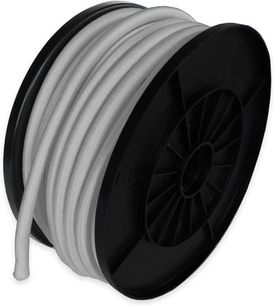 Elastisch Bungeekoord - Spankoord Zeil - Dekzeil Bevestigen - UV-bestendig Materiaal - 9mm x 25m - Grijs