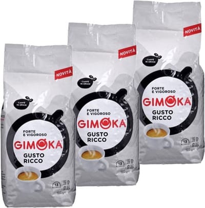Gimoka Gusto Ricco - koffiebonen - 3 x 1 kilo