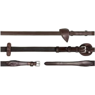 Verstelbare leren teugels voor paarden Dy'on New English Collection 5/8"