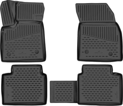 Walser XTR rubberen voetmatten geschickt voor Ford Focus IV (Focus 4) (HN) 01/2018-Vandaag - Ford Focus IV Turnier (HP) 09/2018-Vandaag