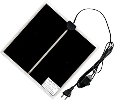 Warmtemat 28x28cm - 14watt - met dimmer en Aan/Uit schakelaar