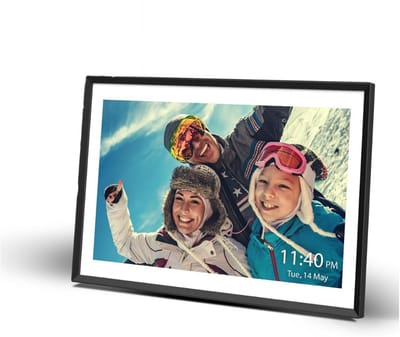 Digitale Fotolijst met Wifi - Fotolijsten - Frameo App - HD Kwaliteit - Zwart