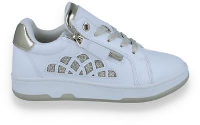 Sj Lifestyle Meisjes Sneaker Wit/goud | Maat: 29