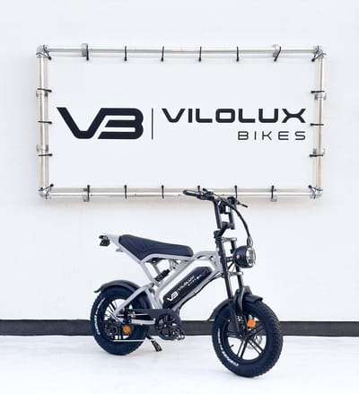 Vilolux Fatbike electrisch - Fatbike V20 Mini - NARDO GREY- Legaal - Rijklaar geleverd - 16 Inch - 2 Jaar garantie - Telefoontasje - Hydraulische remmen - 7 versnellingen Alarm