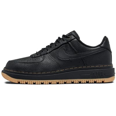Nike Air Force 1 Luxe Zwart Gum Heren Sneakers Bucktan Gum-Geel DB4109-001 39 black