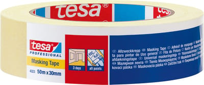 Afplaktape tesa® Professional 4323 19mmx50m lichtcrème | 16 stuks