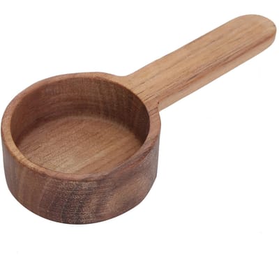 Houten Koffie Maatschep Keuken Soep Maatlepel Hulpmiddel voor Koffiebonen Type 1 brown