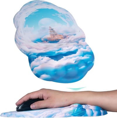 Ergonomische Muismat met Polssteun voor Comfort en Massage
