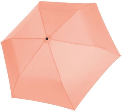 Doppler Zero Mini Zak paraplu 21 cm - 91cm Diameter - coral pink