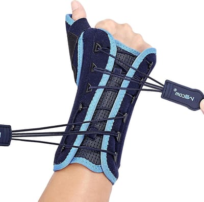 Duimpolssteun - compressie polssteun voor carpaal tendinitis - artritis - pijnverlichting - sportbescherming - linkerhand