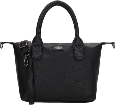 Charm London Buckingham Palace Handtas - Schoudertas - Crossbodytas - Kunstleer - Vegan Leer - Zwart