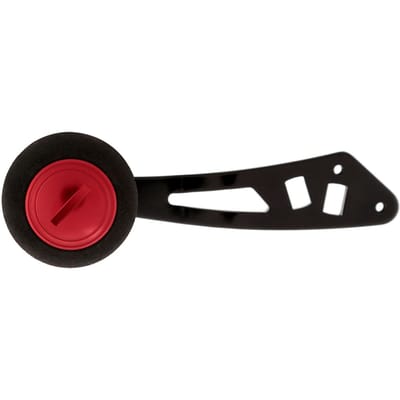 Hengelmolen Handvat EVA Knop met Beslag Vervangingsonderdelen voor Laagprofiel Molen (Rood) black