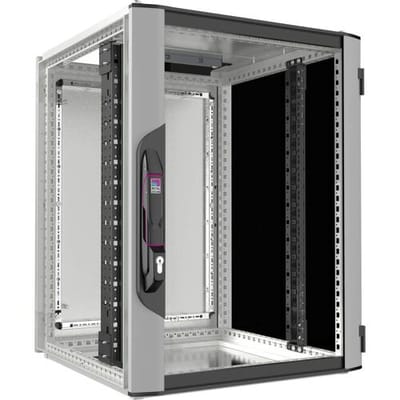 Rittal VX 5325.121 19inch-patchkast (b x h x d) 600 x 800 x 600 mm 15 HE Grijs, Zwart