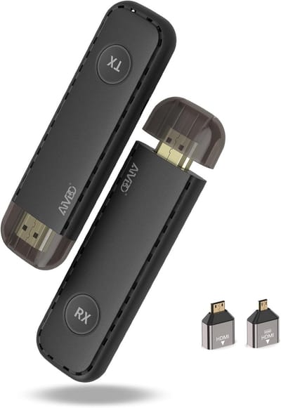 Draadloze HDMI Zender - Video Streaming Set - Groot Scherm Weergave - Plug en Play - 50 Meter Bereik - Zwart