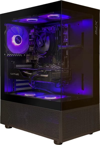 Xgaming Cyborg Gaming PC - Ryzen 5 5500 - Radeon RX 9060 XT - 1TB NVME SSD - 16GB - Wifi+Bluetooth