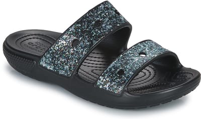 Crocs Classic Glitter II Sandalen Zwart Maat 37/38 US M5/W7