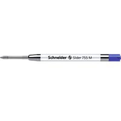 Navulling groot formaat M SCHNEIDER Slider 755, lijndikte M, blauw, 10 stuks