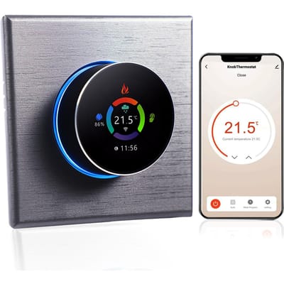 WiFi slimme thermostaat temperatuurregelaar wekelijkse programmeerbare knopbediening / mobiele APP / stem Water Heating