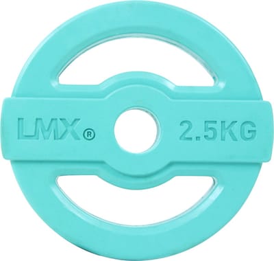 Lifemaxx Studio Pump Disc Halterschijf - 30 mm - 2,5 kg - Blauw/Turquoise