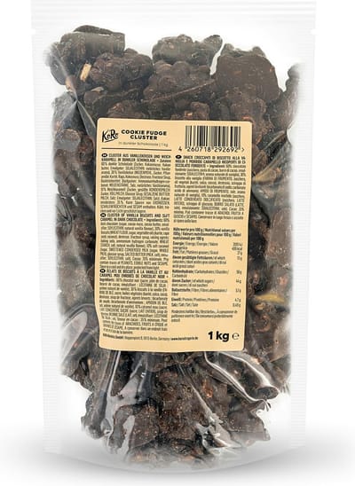 KoRo | Cookie-fudgerotsjes met pure chocolade 1 kg