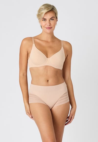 Damart - Voorgevormde beugel bh - Dames - Beige - 90