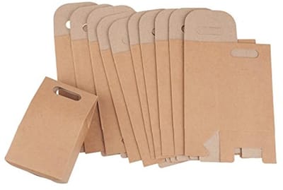 Kraftpapier geschenkzakjes en doosjes - 10 stuks voor bruiloften en verjaardagen