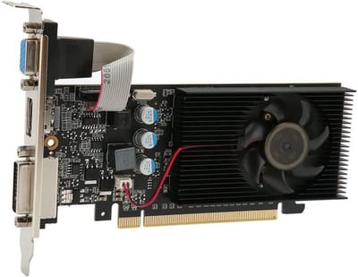 Grafische Kaart 1 GB DDR3 - PCI Express 2.0 - DVI-interface - 2560 x 1600 Resolutie - 589 MHz Kernfrequentie - 64-bits Videogeheugen - Videokaart