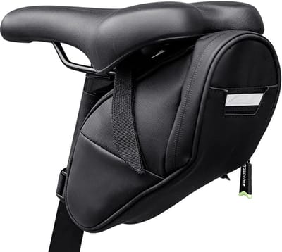 Fietszadeltas - Fietstas - Outdoor uitstapjes - Reflecterend design - 15 liter - Zwart