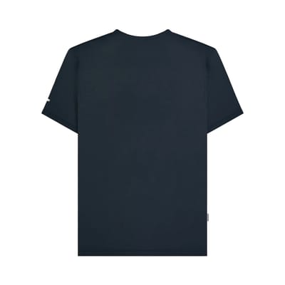 Lambretta Heren Badge Groot & Lang T-Shirt (Marine)