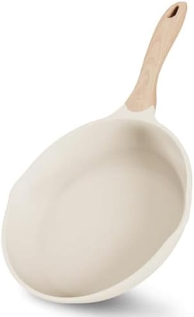 PromoHome Anti-aanbak Pan 28 cm met Hittebestendige Houten Handgreep