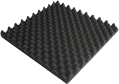 12x Akoestische Panelen Zwart Geluidsisolatie Schuim Tegels 30x30x2cm