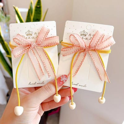2 STKS Nieuwe Cartoon Serie Meisjes Schattige Kinderen Elastische Haarbanden Kinderen Haarelastiekjes Prinses Haaraccessoires Baby Hoofddeksel